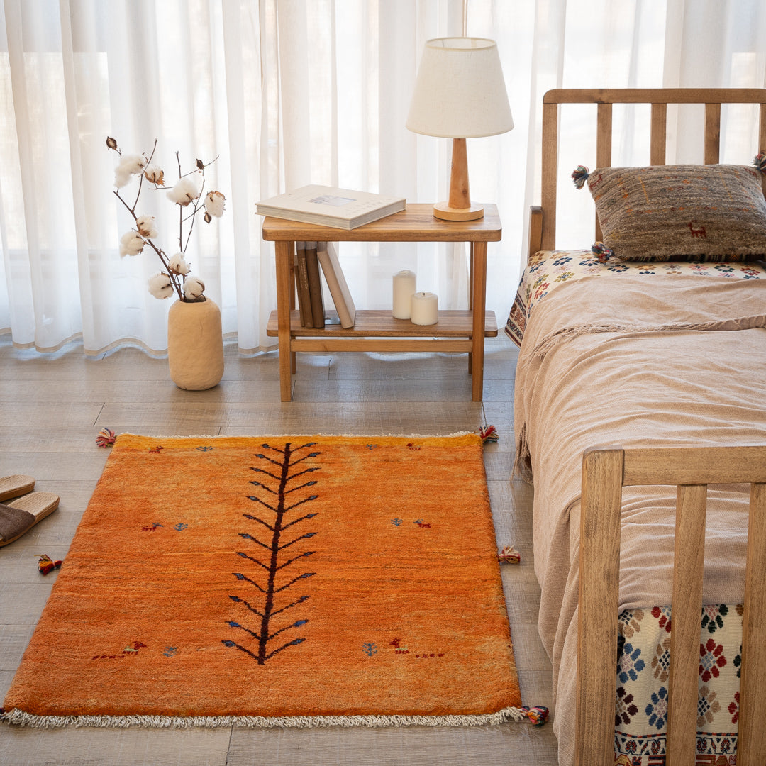 ペルシャ 手織 ギャッベラグ ☆ペルシャ手織りギャッベ ラグSサイズ〔2〕 | 三越伊勢丹オンライン