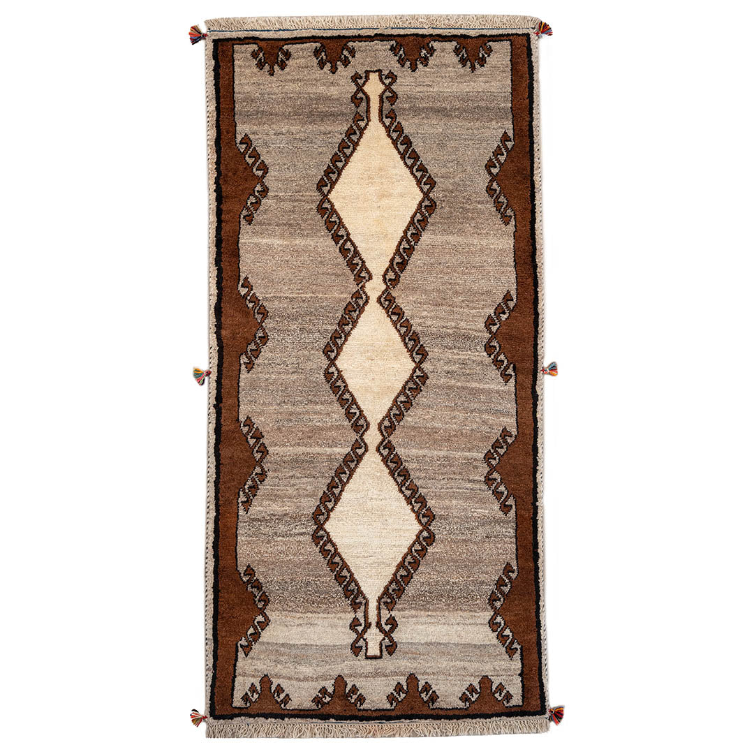ヴィンテージギャッベ ペルシャ手織り絨毯 ラグ 98×202cm – Persiadirect