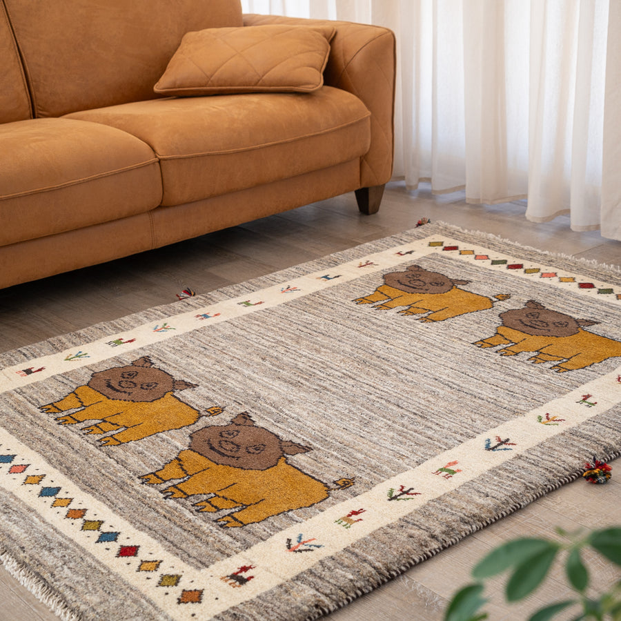 ギャッベ ラグサイズM (約150×200cm） – Persiadirect