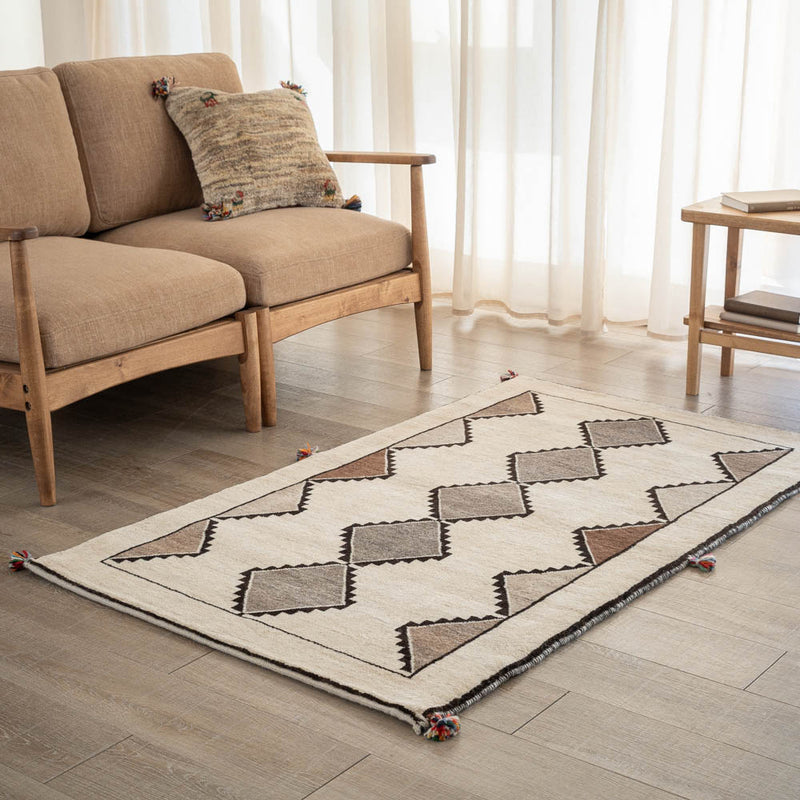 ペルシャ 手織り ギャッベ 絨毯 ギャッベ ペルシャ手織り絨毯 ラグ 85×146cm – Persiadirect