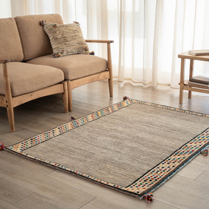 ヴィンテージギャッベ ペルシャ手織り絨毯 ラグ 103×142cm – Persiadirect