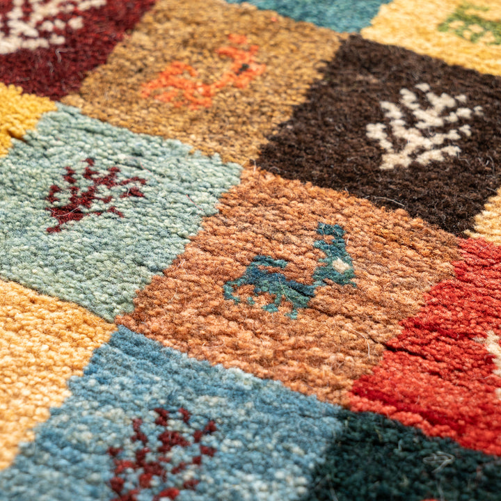 ギャッベ ペルシャ手織り絨毯 ランナー（細長い） 44×122cm – Persiadirect