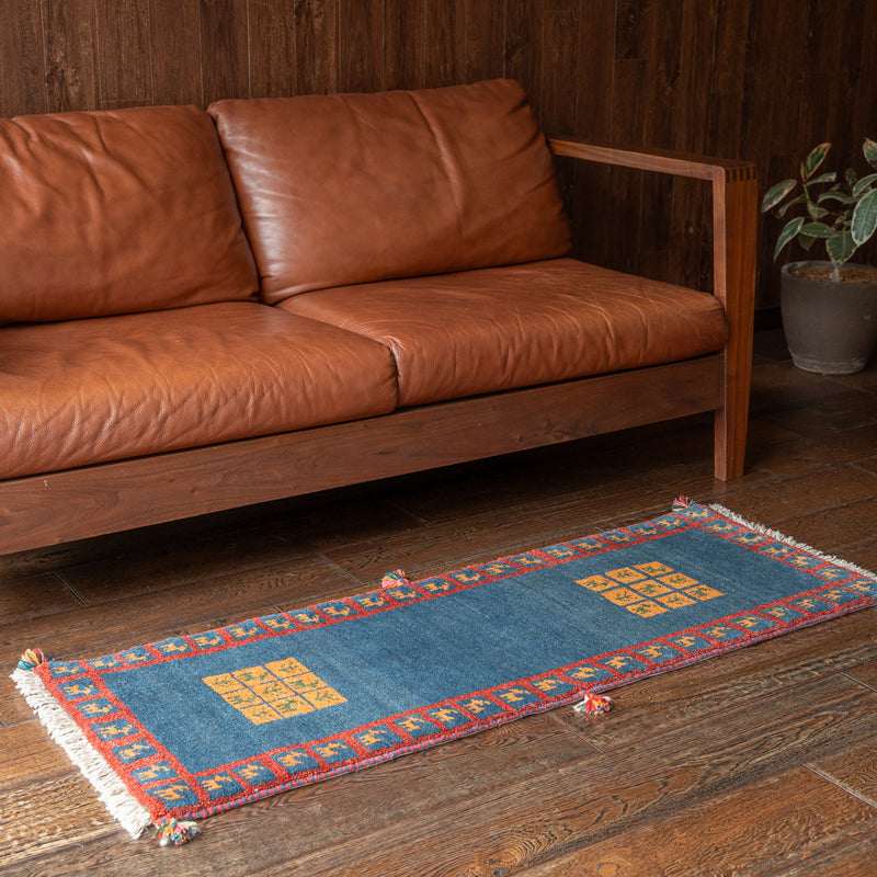 ギャッベ ペルシャ手織り絨毯 ランナー（細長い） 43×120cm – Persiadirect