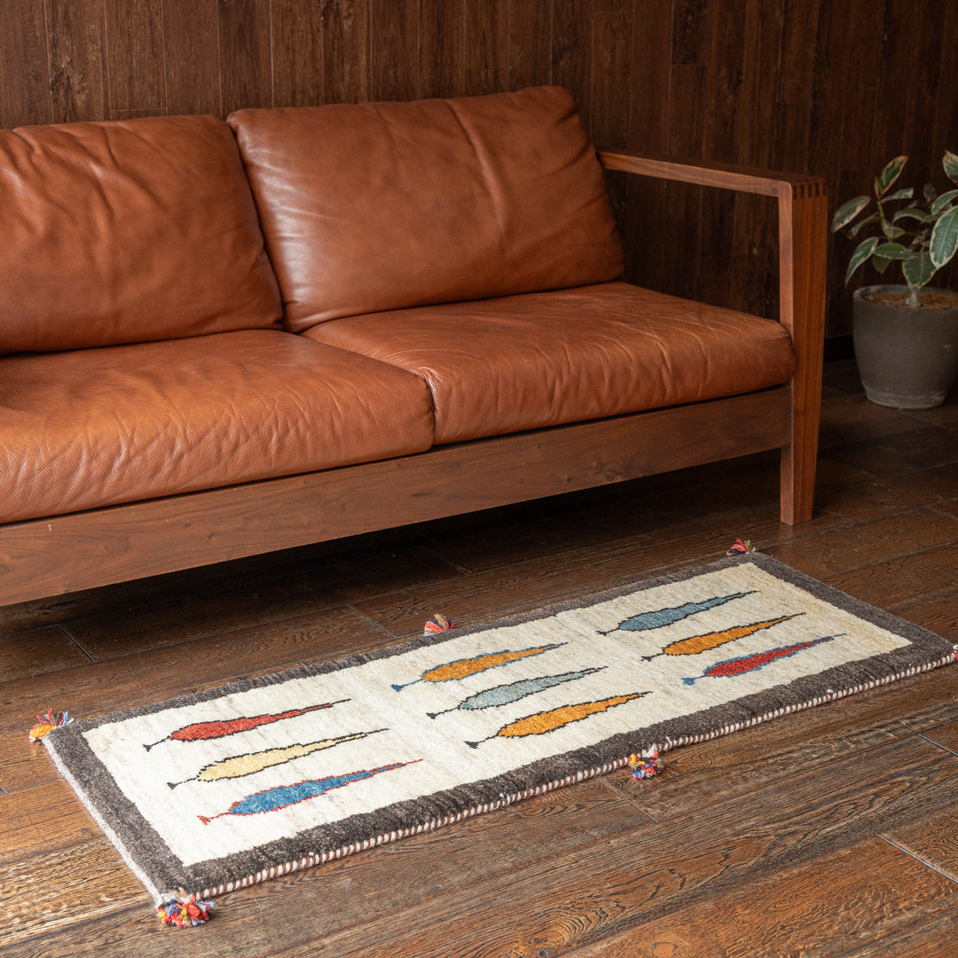 ギャッベ ペルシャ手織り絨毯 ランナー（細長い） 43×119cm – Persiadirect