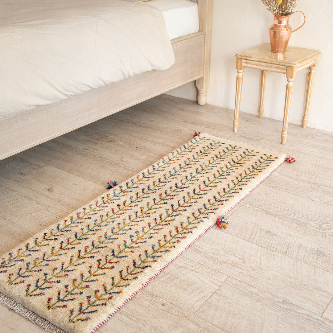 ギャッベ ペルシャ手織り絨毯 ランナー（細長い） 46×133cm – Persiadirect