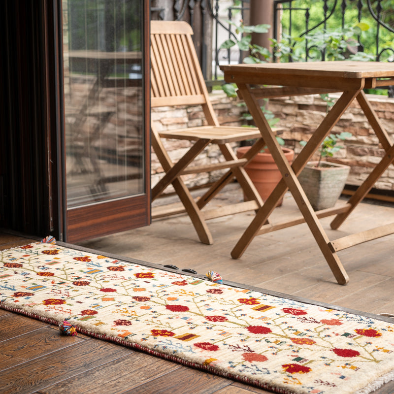 ギャッベ ペルシャ手織り絨毯 ランナー（細長い） 53×150cm – Persiadirect