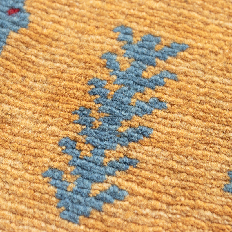 ギャッベ　ペルシャ手織り絨毯　ラグ　86×121cm