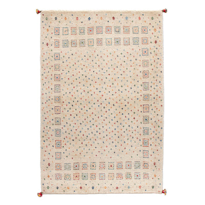 ギャッベ　ペルシャ手織り絨毯　ラグ　90×130cm