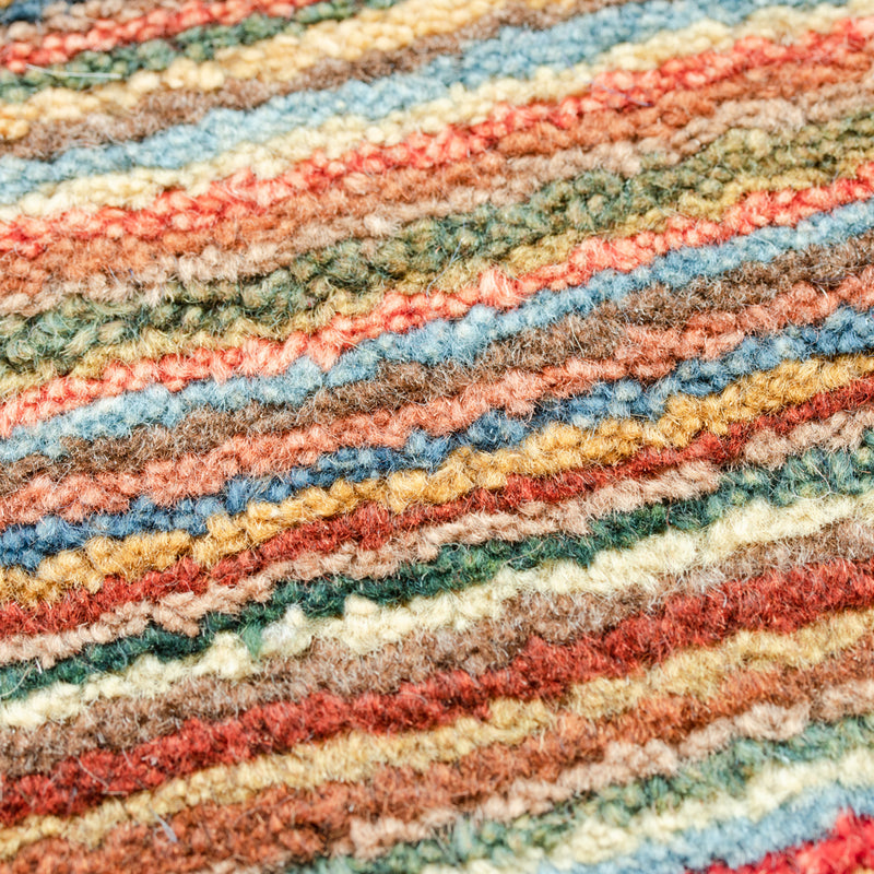 ギャッベ　ペルシャ手織り絨毯　ランナー（細長い）　39×120cm