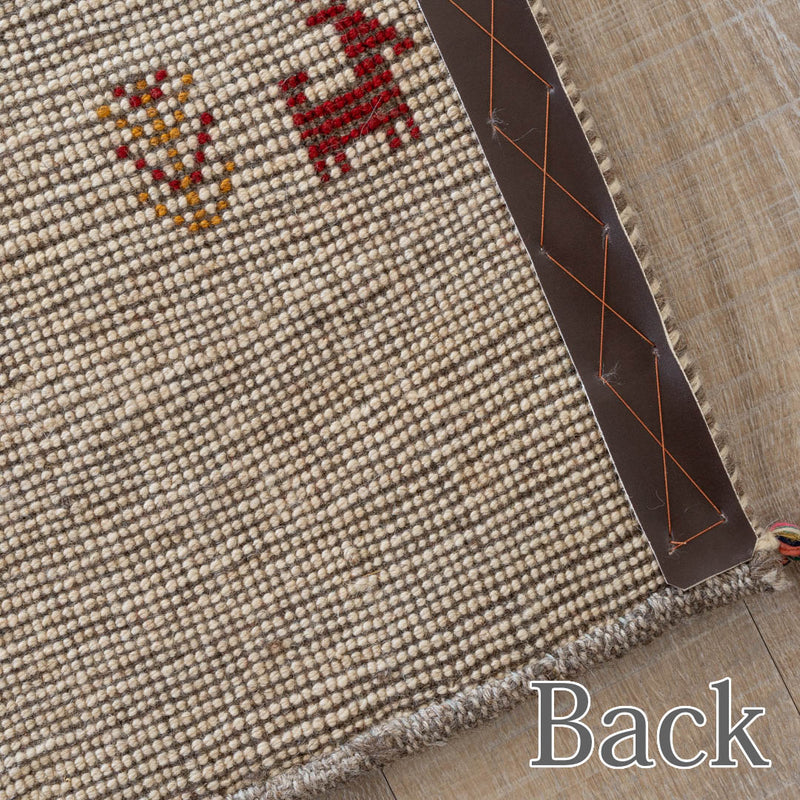 ペルシャ手織りギャッベ 　玄関マット・ラグサイズ　約75×120cm