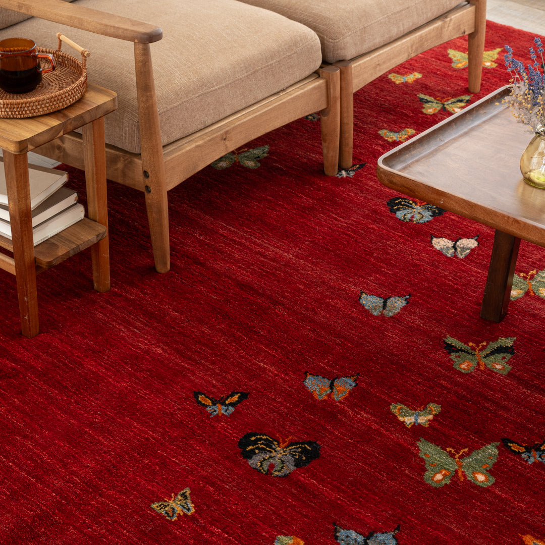 SHARAREH シャラーレフ ギャッベ ラグサイズ – Persiadirect