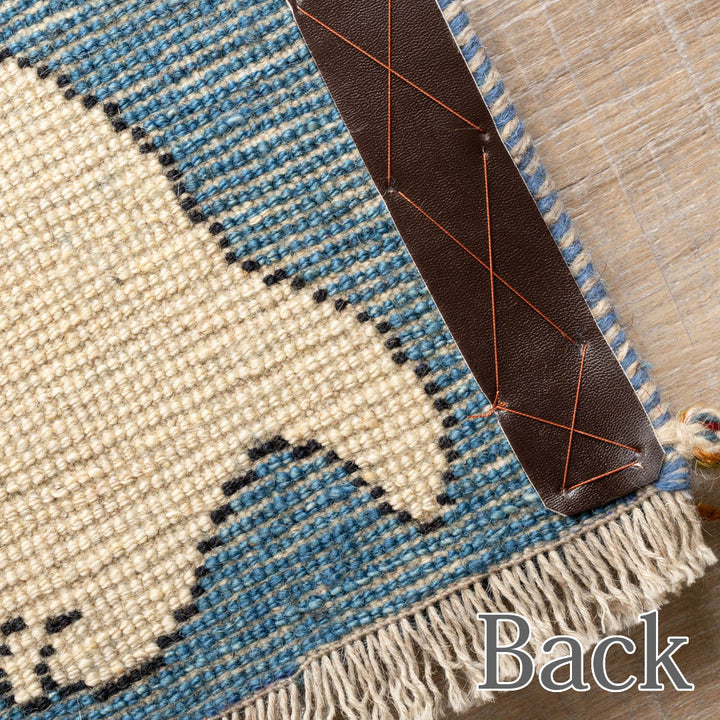 M2563 ペルシャ手織りギャッベ ミニギャッベ（玄関マット等