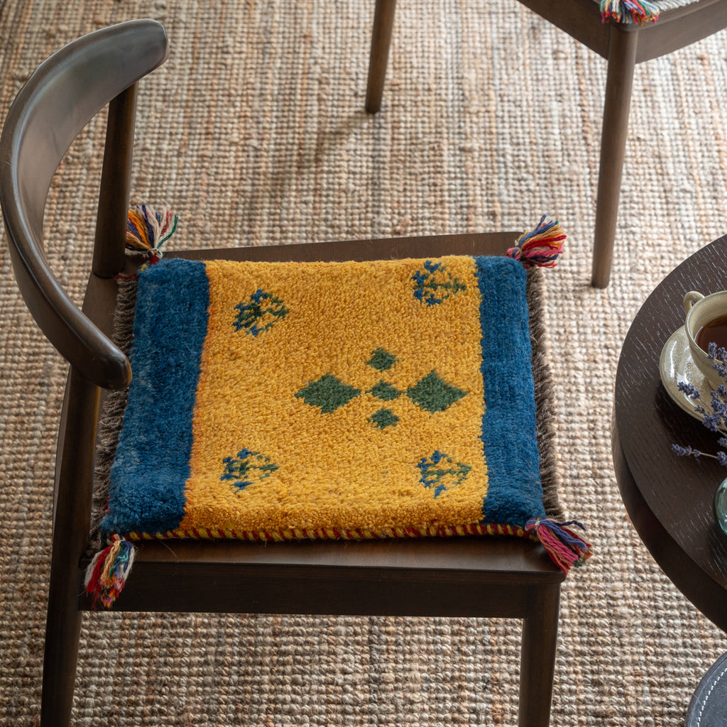 ペルシャギャツべ座布団サイズ　2枚 楽天市場】【本場イラン産】ギャッベ 座布団サイズ 2枚セット（送料