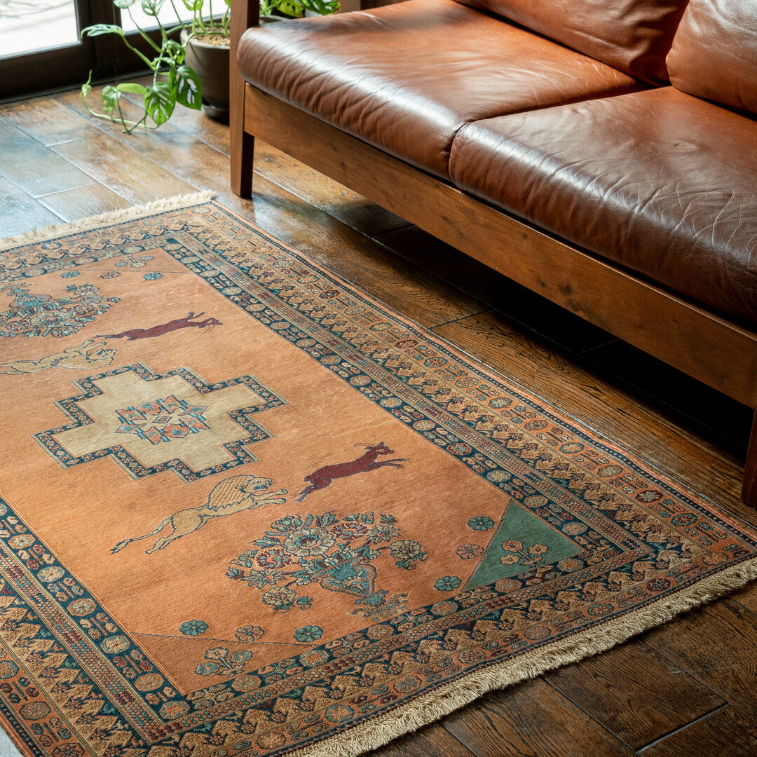 ペルシャ キリム シルク100% ① ペルシャ キリム シルク100% ① キリムスタイル / ペルシャ絨毯 ナイン