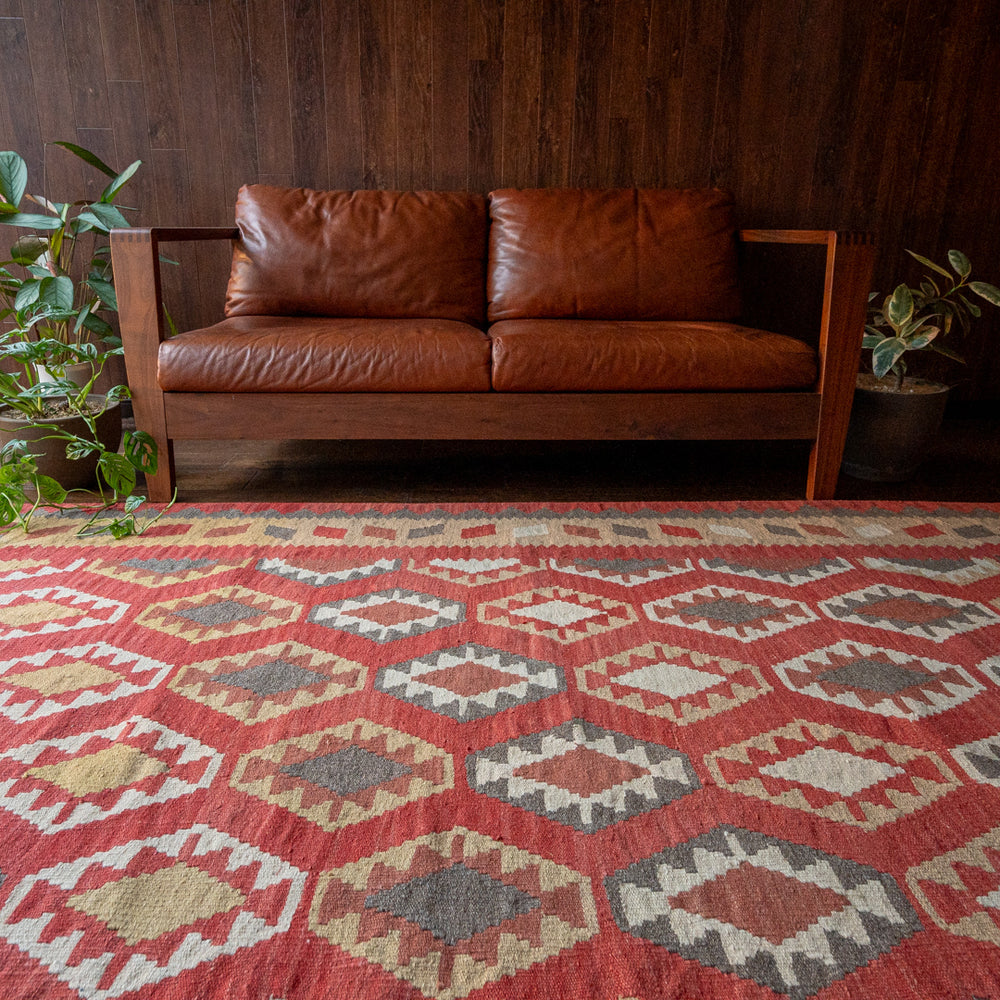 ペルシャキリム　手織り　スーザニ　新品　165x110　リバーシブル ペルシャキリム 手織り スーザニ 新品 165x110 リバーシブル
