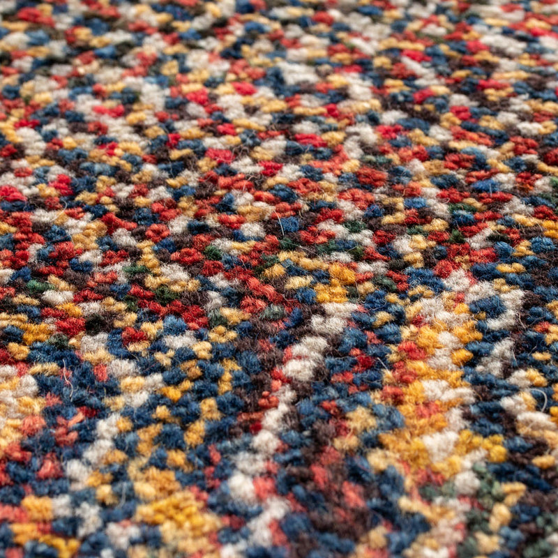 ギャッベ　ペルシャ手織り絨毯　玄関マット　47×56cm