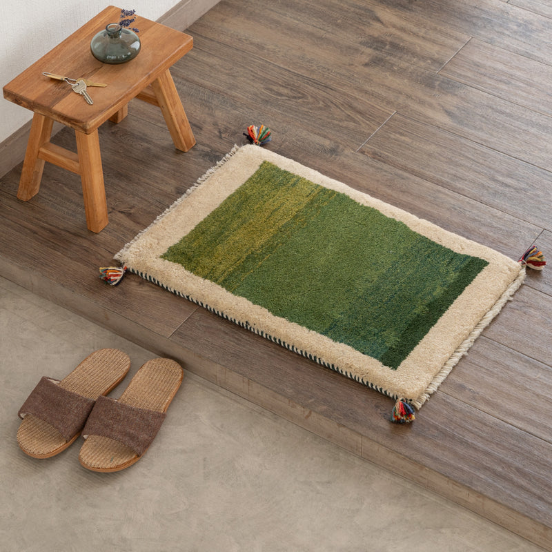 ギャッベ ペルシャ手織り絨毯 玄関マット 40×59cm – Persiadirect