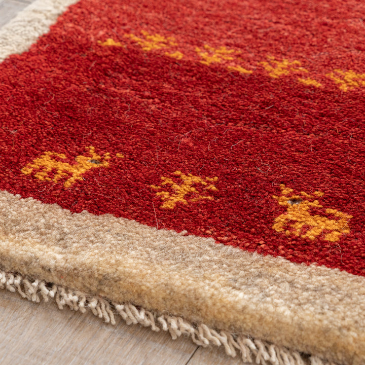 ギャッベ ペルシャ手織り絨毯 玄関マット 41×59cm – Persiadirect