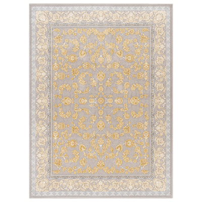 ペルシャカーペット　ラグ　バーラン柄　ゴールデングレー色　150×200cm