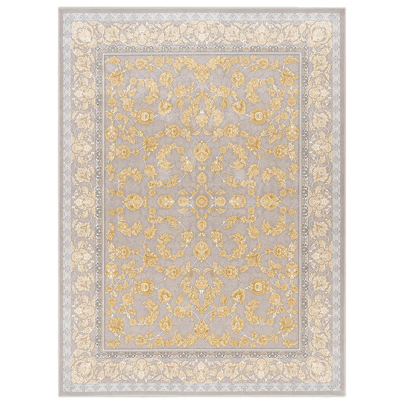 ペルシャカーペット　ラグ　バーラン柄　ゴールデングレー色　150×200cm