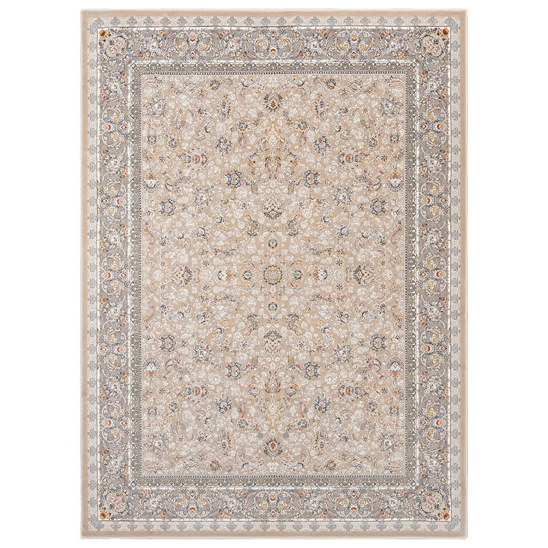 ペルシャカーペット　ラグ　バーラン柄　アイボリー色　150×200cm