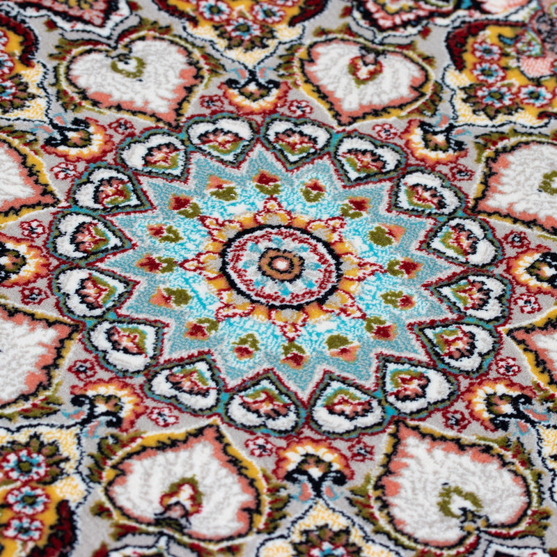 ペルシャカーペット　ラグ　ベヘシト柄　ブルー　150×200cm