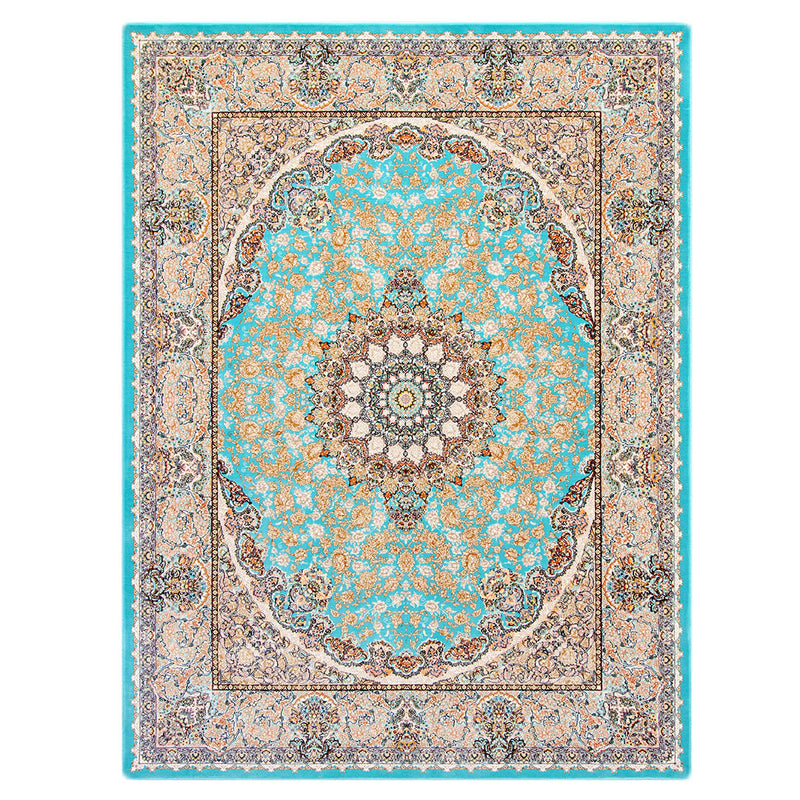 ペルシャカーペット　ラグ　フィルゼ柄　ブルー　150×200cm