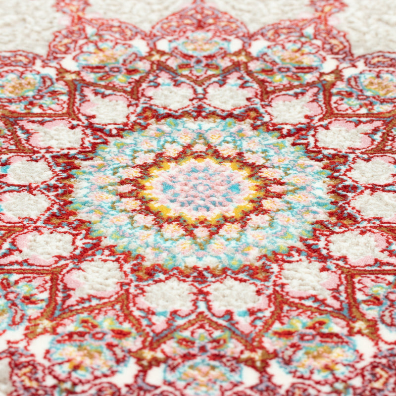 ペルシャカーペット　ラグ　フィルゼ柄　レッド　150×200cm