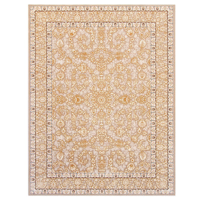 ペルシャカーペット　ラグ　マールー柄　ベージュ　150×200cm