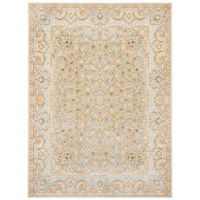 ペルシャカーペット　ラグ　マルス柄　ロージーアイボリー色　150×200cm