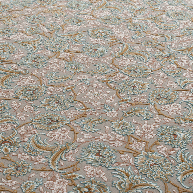 ペルシャカーペット　ラグ　マルス柄　ロージーアイボリー色　150×200cm