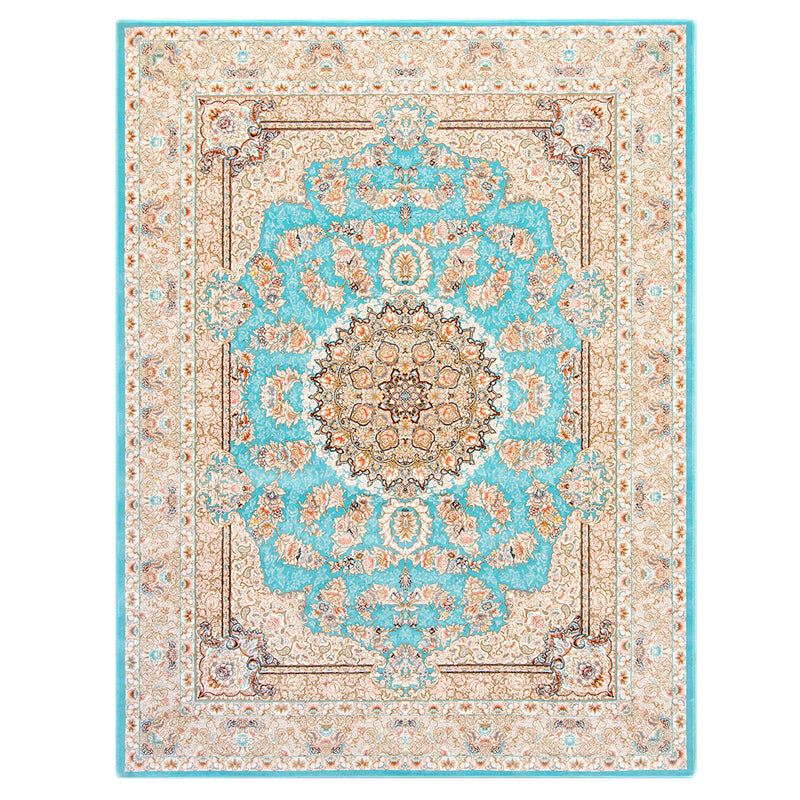 ペルシャカーペット　ラグ　ニールファール柄　ブルー　150×200cm