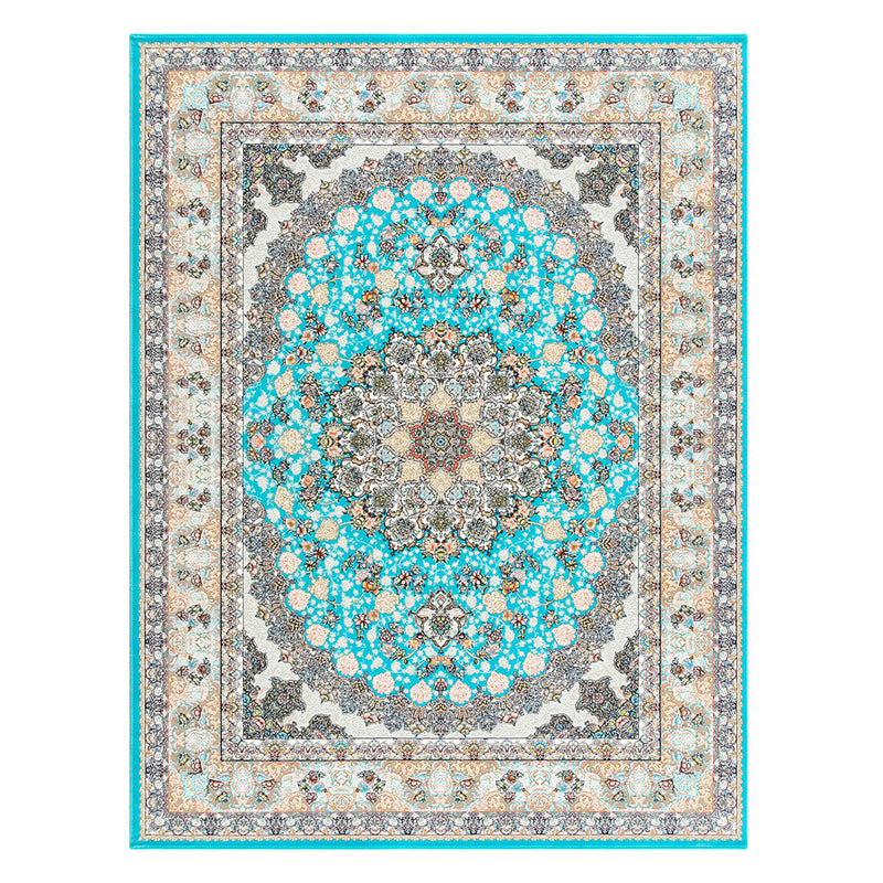 ペルシャカーペット　ラグ　スーザン柄　ブルー　150×200cm