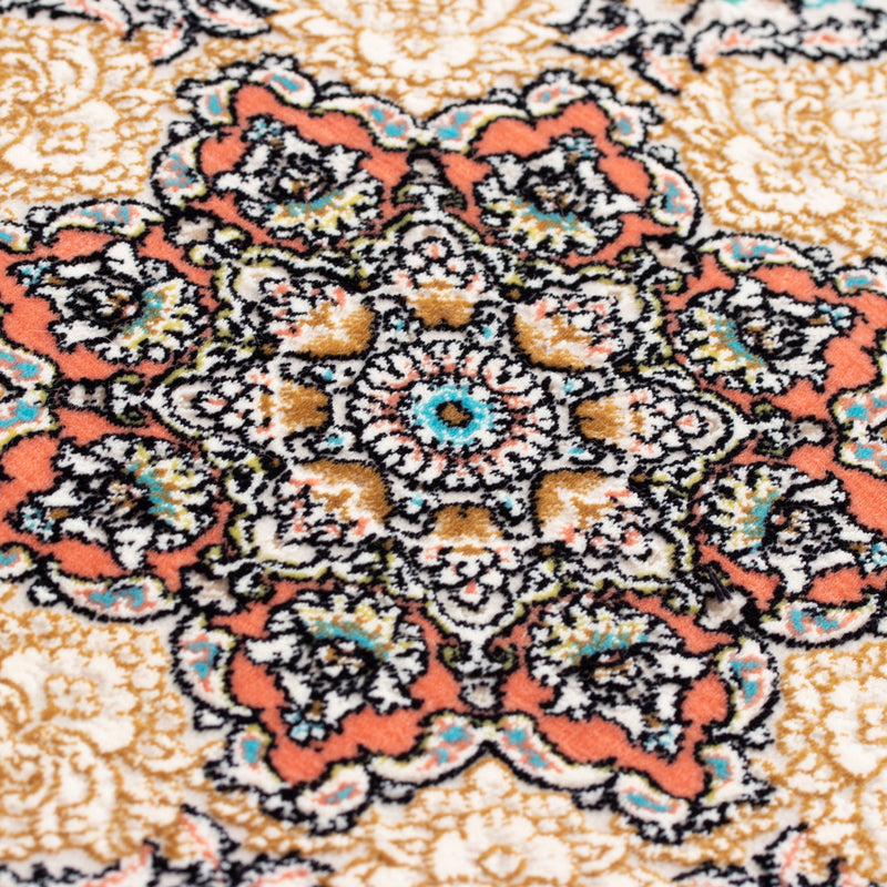 ペルシャカーペット　ラグ　スーザン柄　ベージュ　150×200cm