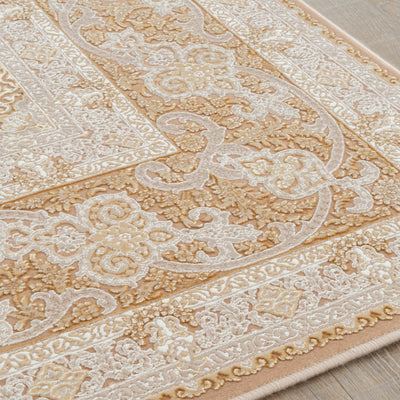 ペルシャカーペット　ラグ　シャディ柄　ヴィンテージネスカフェ色　200×250cm