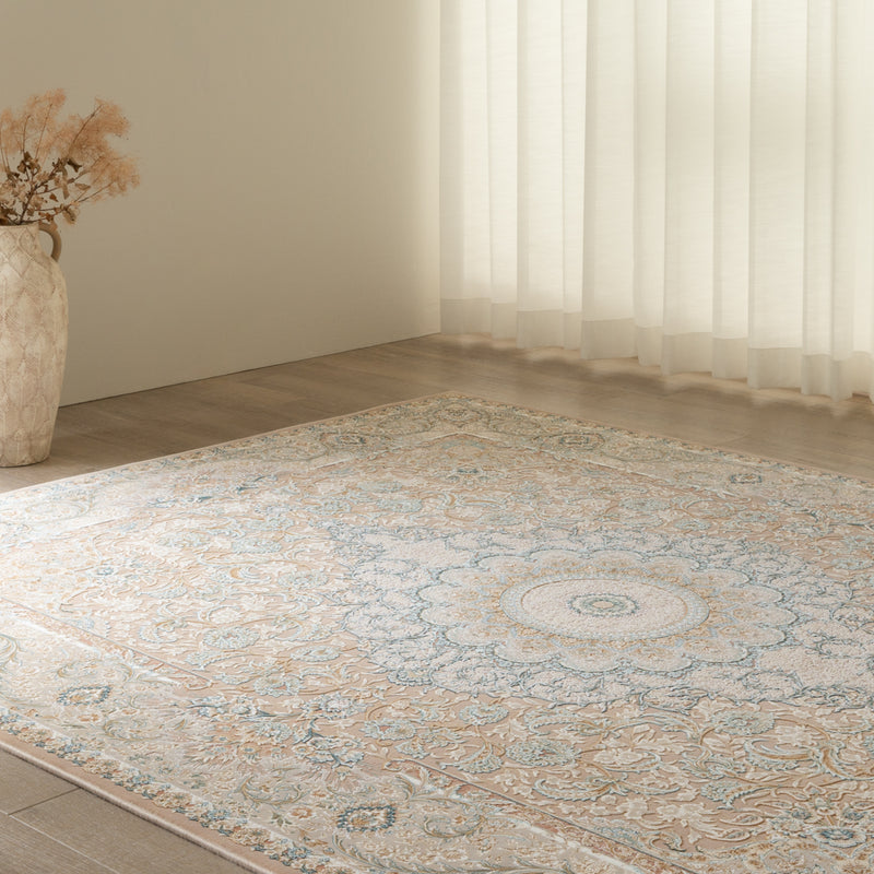 ペルシャカーペット　ラグ　タラネ柄　ネスカフェ色　200×250cm