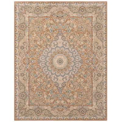 ペルシャカーペット　ラグ　タラネ柄　ネスカフェ色　200×250cm