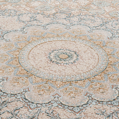 ペルシャカーペット　ラグ　タラネ柄　ネスカフェ色　200×250cm