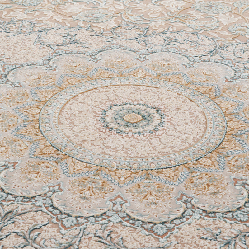 ペルシャカーペット　ラグ　タラネ柄　ネスカフェ色　200×250cm