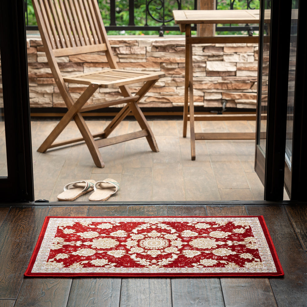 ペルシャシルクラグ 50 x 80cm. Mc3. ペルシャ機械織絨毯 玄関マット他 (50×80cm) – Persiadirect