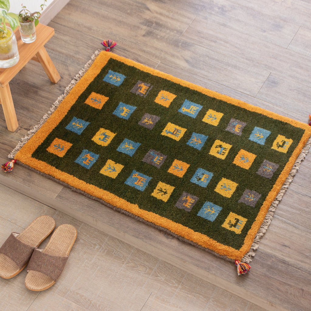 ML1533 ペルシャ手織りギャッベ 玄関マット他 – Persiadirect