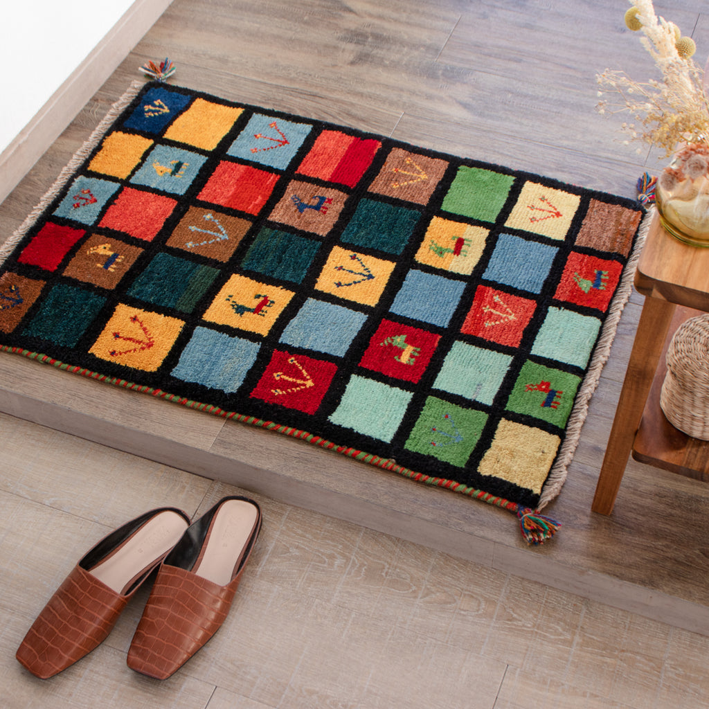 ML1676 ペルシャ手織りギャッベ 玄関マット他 – Persiadirect