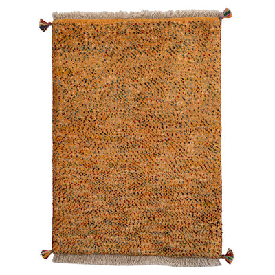 ギャッベ　ペルシャ手織り絨毯　玄関マット　64×90cm