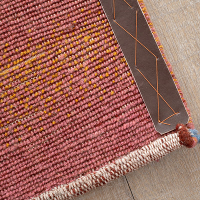 ギャッベ　ペルシャ手織り絨毯　玄関マット　66×93cm