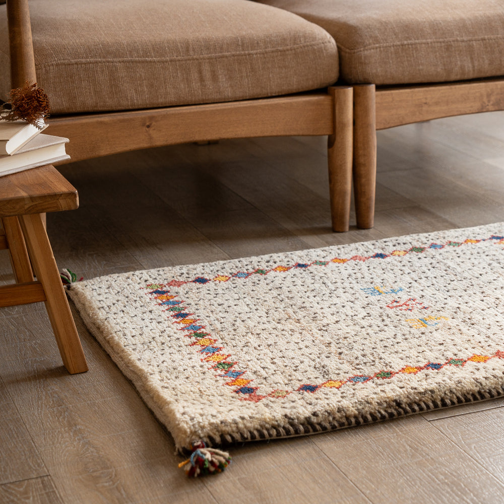 ギャッベ 76x51cm ペルシャ絨毯 手織り ギャベ 玄関マットラグ 絨毯 ギャッベ 玄関マット他 (約60×90cm) – Persiadirect