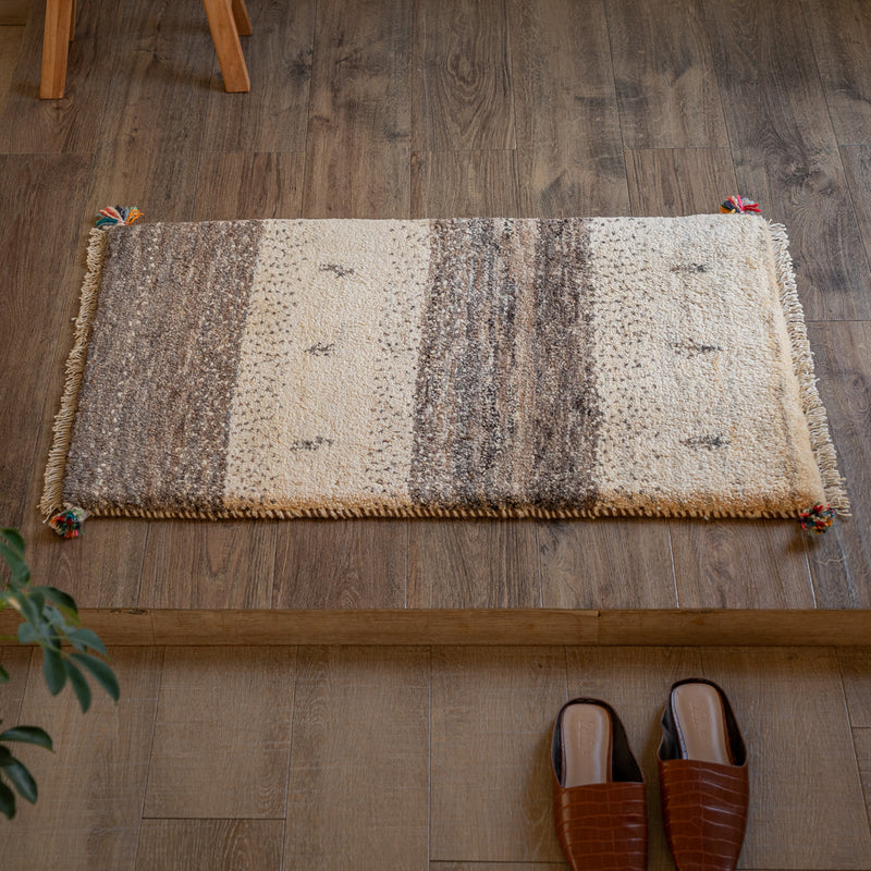 ペルシアギャッベ手織り絨毯玄関マット ギャッベ ペルシャ手織り絨毯 玄関マット 57×89cm – Persiadirect