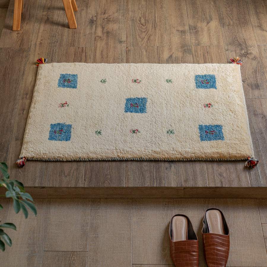 ギャッベ ペルシャ手織り絨毯 玄関マット 62×89cm – Persiadirect ギャッベ ペルシャ手織り絨毯 玄関マット 62×89cm – Persiadirect