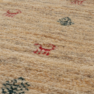 ギャッベ　ペルシャ手織り絨毯　玄関マット　50×72cm