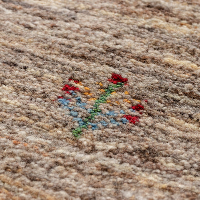 ギャッベ　ペルシャ手織り絨毯　玄関マット　50×72cm