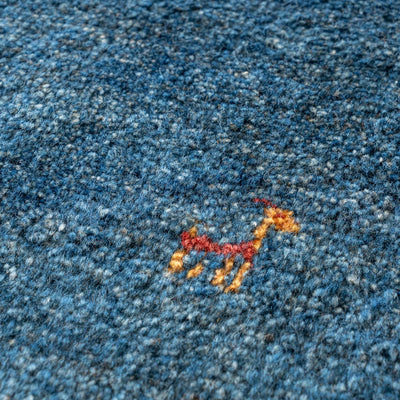 ギャッベ　ペルシャ手織り絨毯　玄関マット　53×78cm